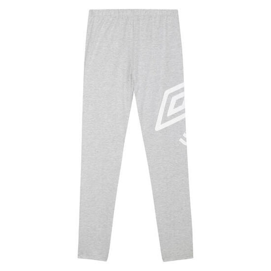Legging CORE Femme (Gris Chiné / Blanc)