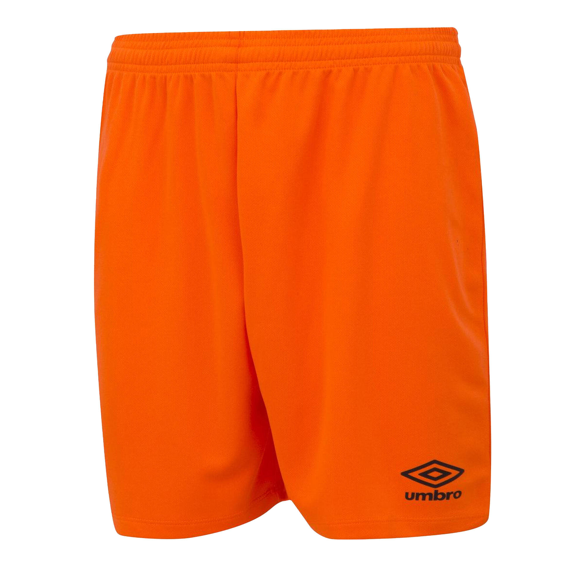UMBRO Childrens/Kids Club II Shorts (Shocking Orange)