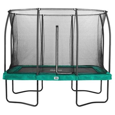 Trampoline - comfort edition ground - 214 x 153 cm - rechthoekig groen