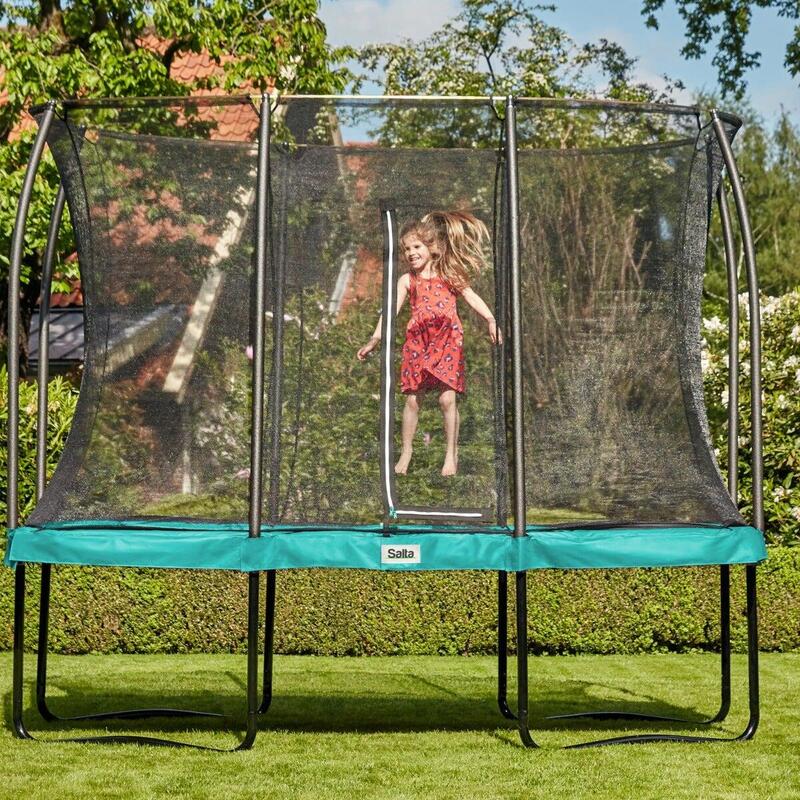 Trampoline - Comfort Edition - 366x244 cm - Rectangulaire Noir