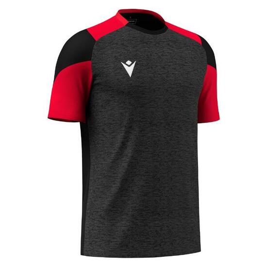 Maillot de foot GOLEM Macron noir-rouge