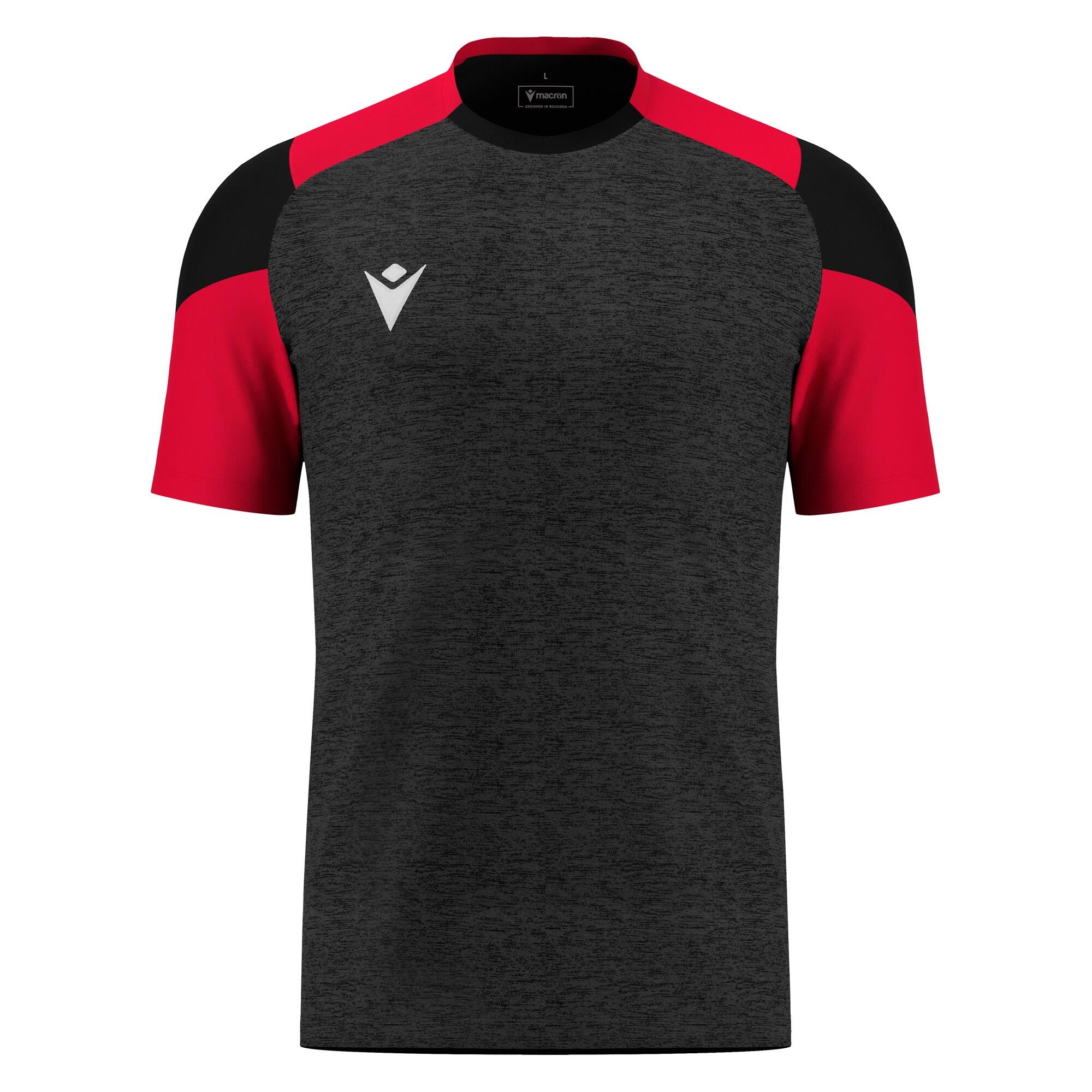 Maillot de foot GOLEM Macron noir-rouge 5/6