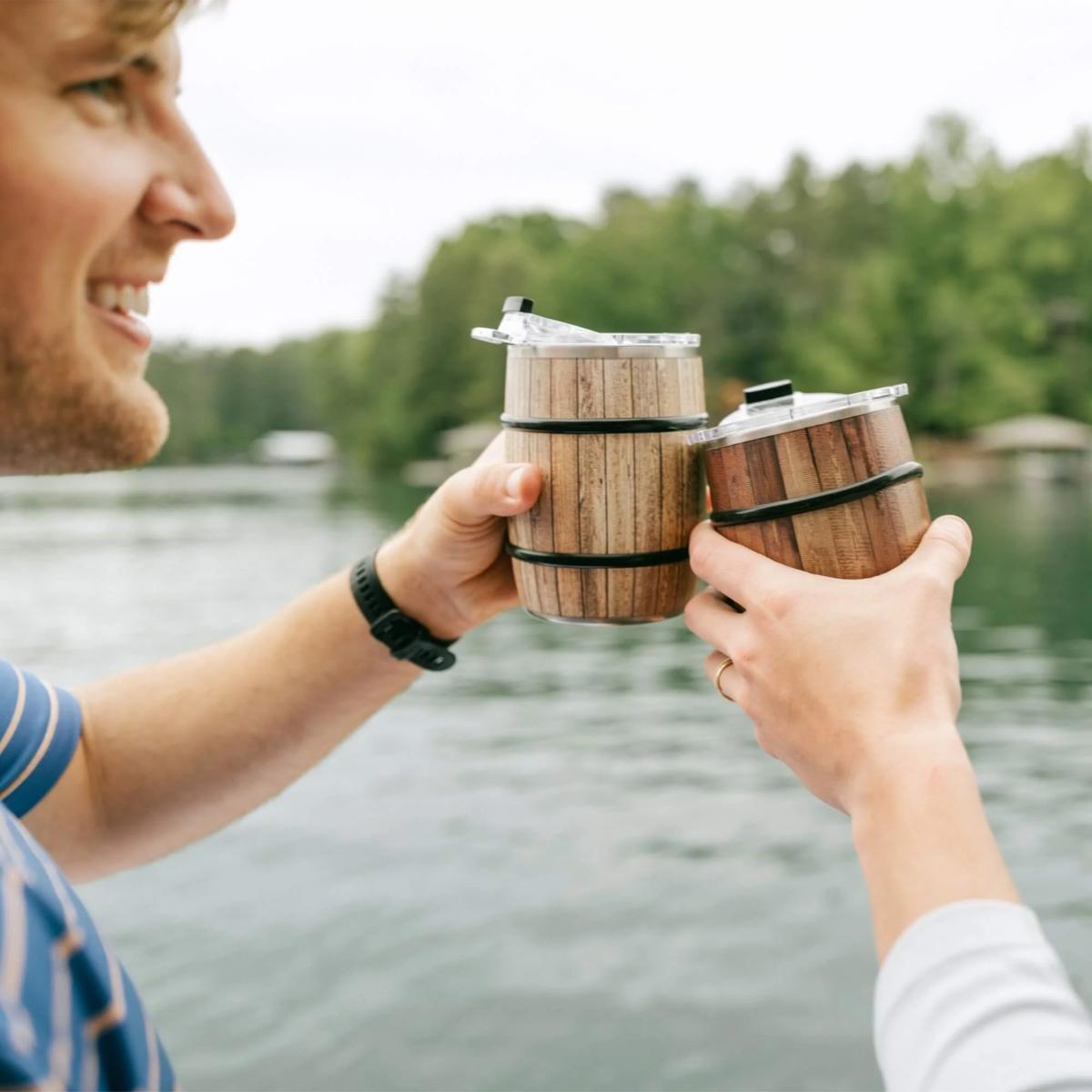 ORCA Thermosbeker voor kamperen - Licht hout 5/5