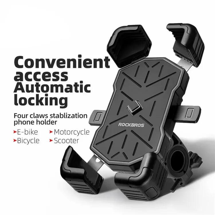 Rockbros Support vélo pour téléphone de 4,5 à 7,2 pouces