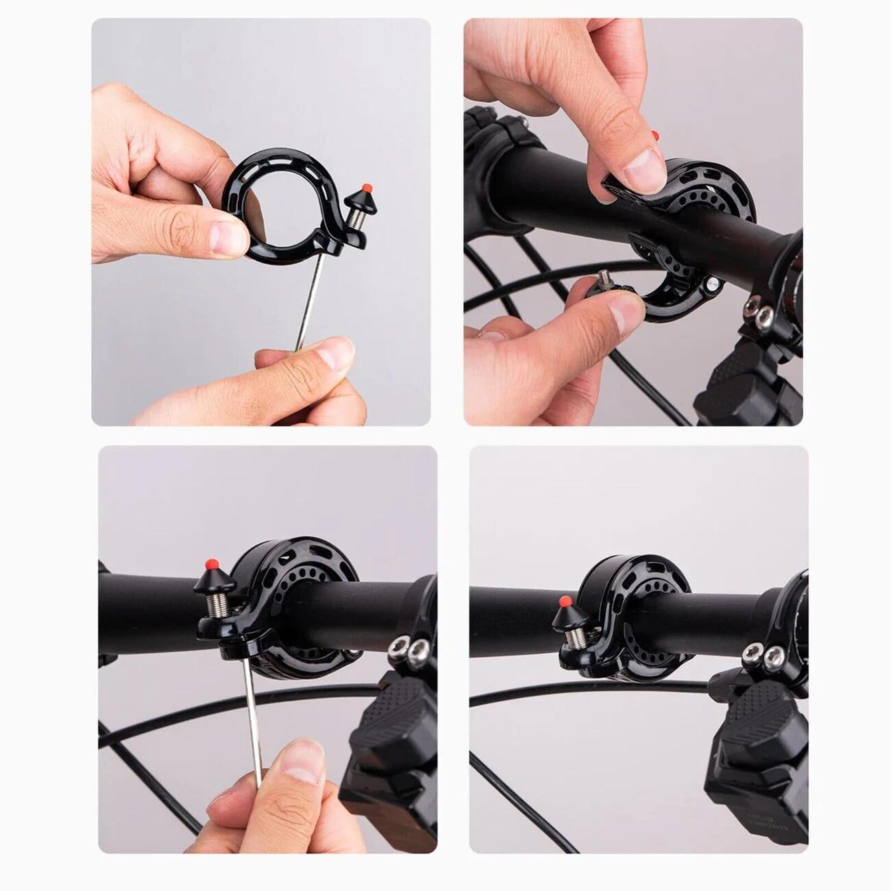 Campanello per bicicletta a forma di Q 6/7