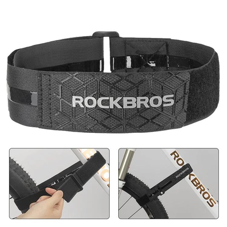 Rockbros - Sangle Réglable De Stabilisation De Roue De Vélo Multifonction - Stabilisateur Vélo - Noir - Decathlon