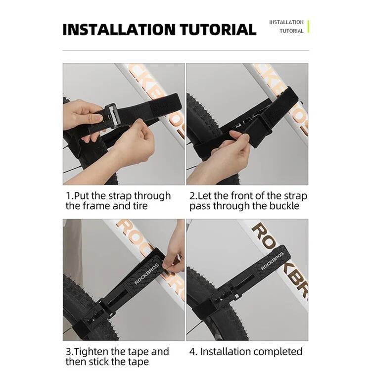 Stabilizator biciclete reglabil, negru