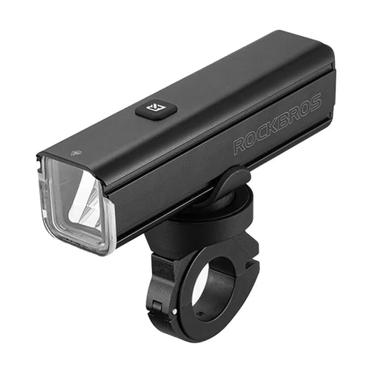 Farol de bicicleta led brilhante, lanterna de bicicleta recarregável