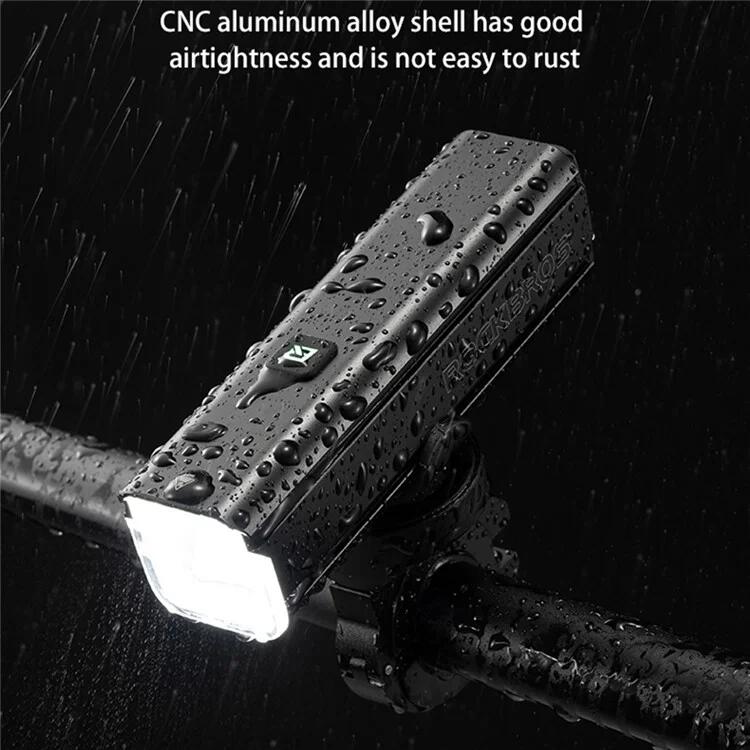 Faro Moto Da Cross LED USB Ricaricabile 4 In 1 | Con Porta Cellulare E Campanello, 4000 MAh