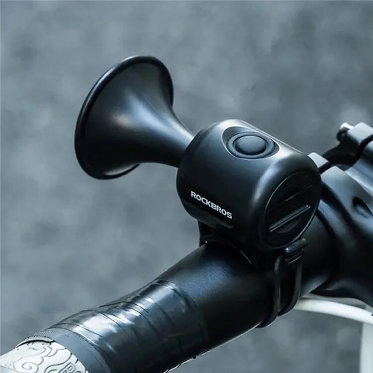 Klaxon de vélo électrique ABS + PC  à décibel élevé - Noir