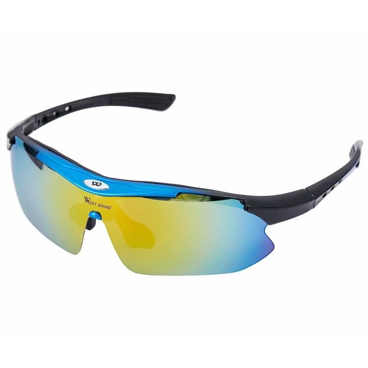 WEST BIKING Óculos de sol desportivos UV400 Proteção Exterior