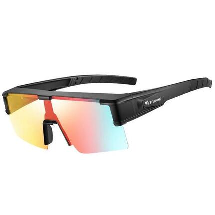 Lunettes de soleil de sport polarisées avec monture en polycarbonate