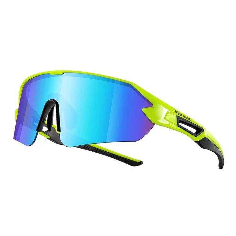 West Biking - Lunettes De Soleil De Sport Colorées Pour Cyclisme - Lunettes De Soleil - Jaune - No Size - Decathlon