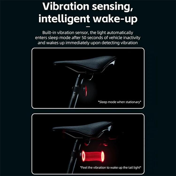 Lumină bicicletă senzor de frânare led Lt-Rr100 roșu