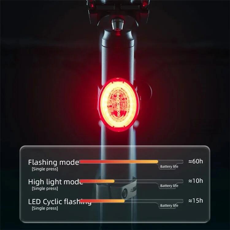 Lumină bicicletă senzor de frânare led Lt-Rr100 roșu
