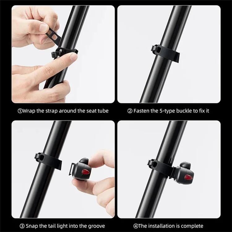 Luce posteriore per bicicletta ROCKBROS RFL02 LED 7/7