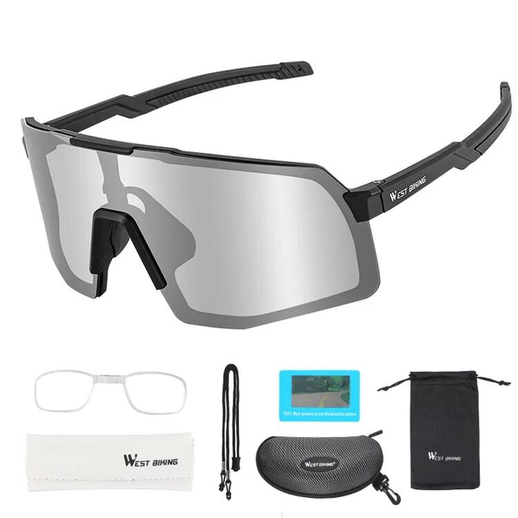 Lunettes de vélo polarisées anti-vent pour cycliste