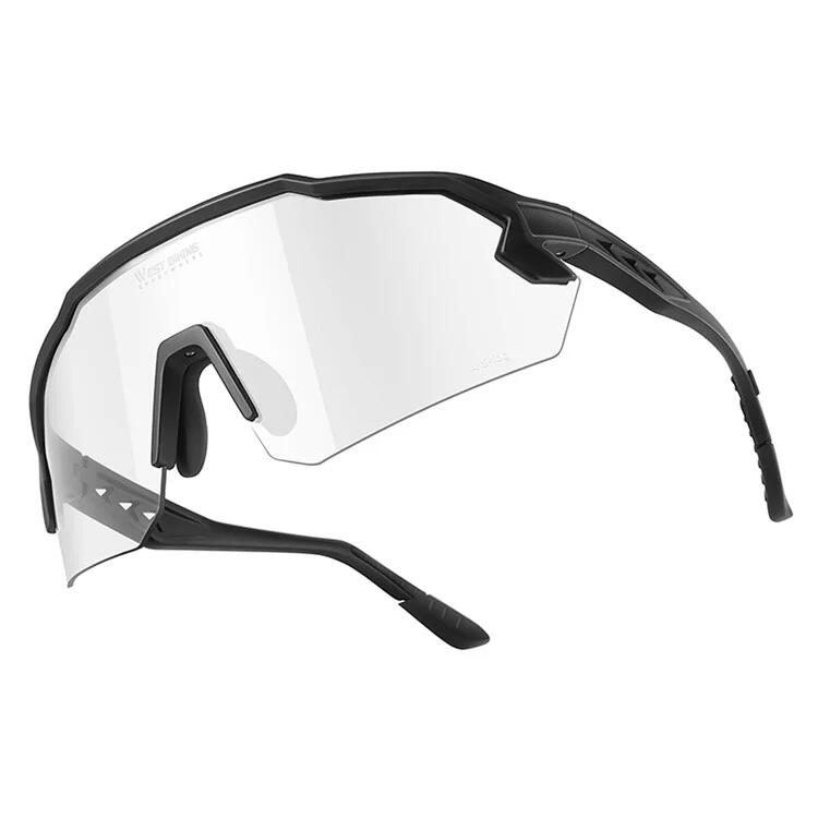 Anti-Fog Cycling Glasses with TR90 Frame Photochromic UV400 - Black