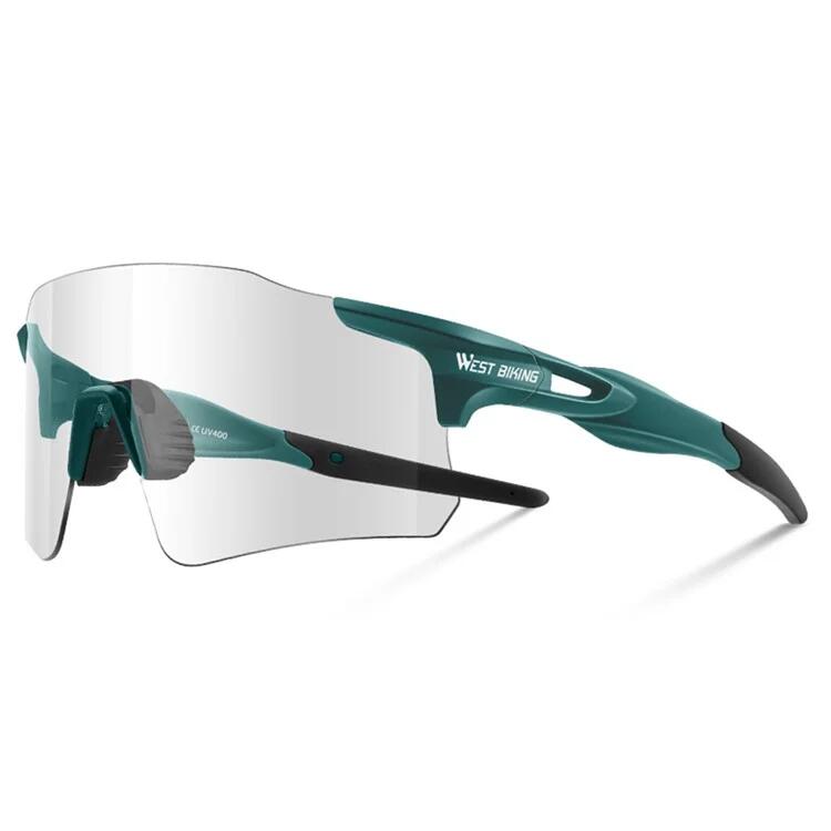 West Biking - Lunettes De Soleil Photochromiques Unisexes - Lunettes De Soleil - Vert - No Size - Decathlon