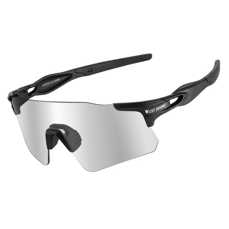 WEST BIKING Gafas de sol deportivas fotocromáticas antivaho y antiviento