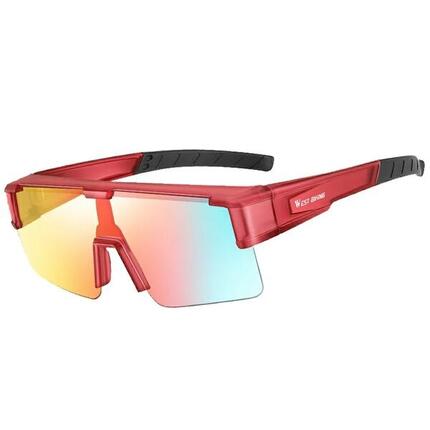 Lunettes de soleil de sport polarisées avec monture en polycarbonate
