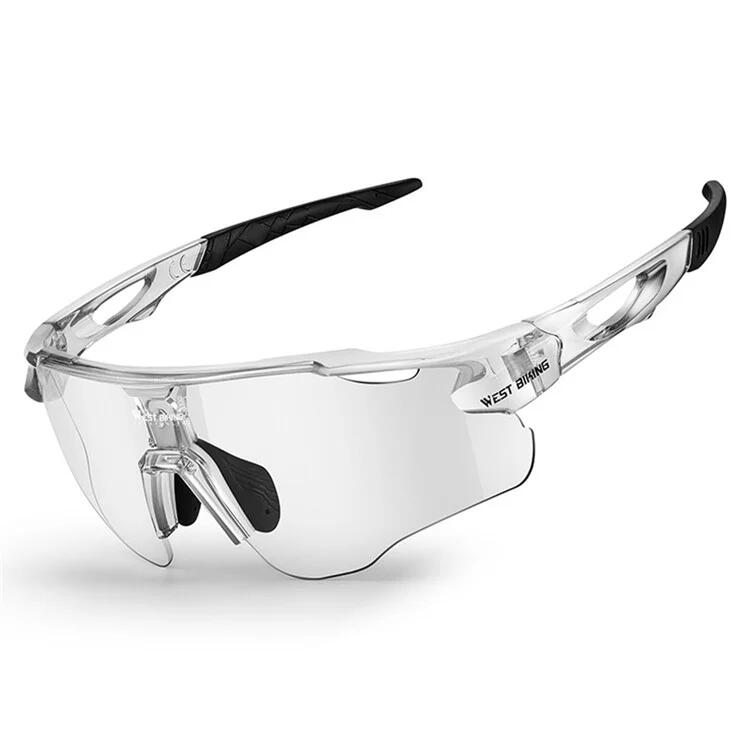 West Biking - Lunettes De Vélo Polarisées Photochromiques Pour Cyclisme - Lunettes De Soleil - Incolore - No Size - Decathlon
