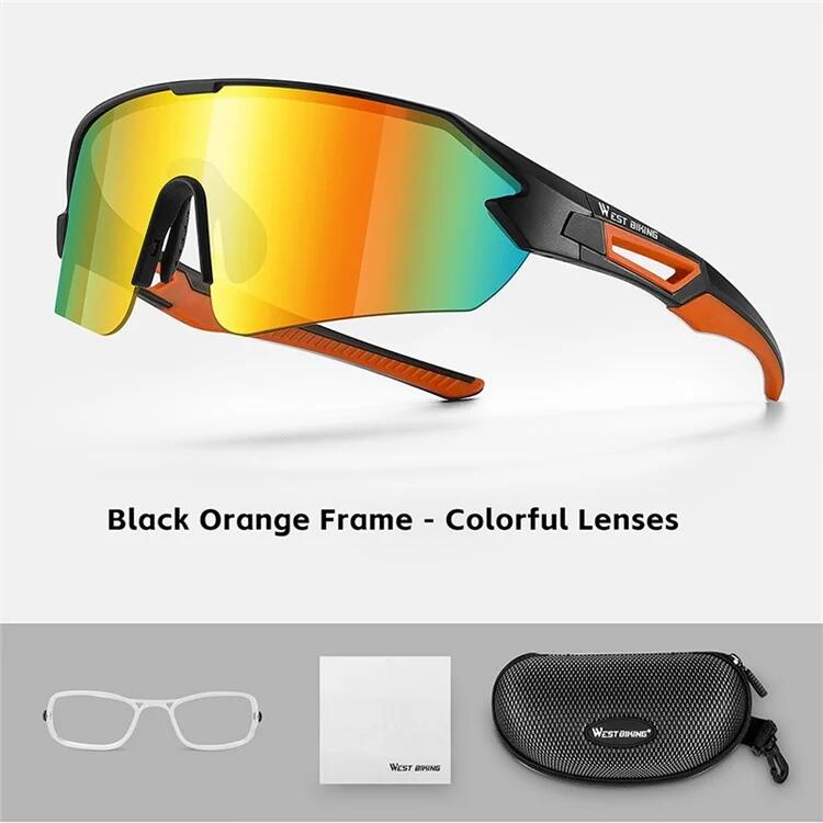 Lunettes de soleil de sport colorées pour cyclisme 7/7