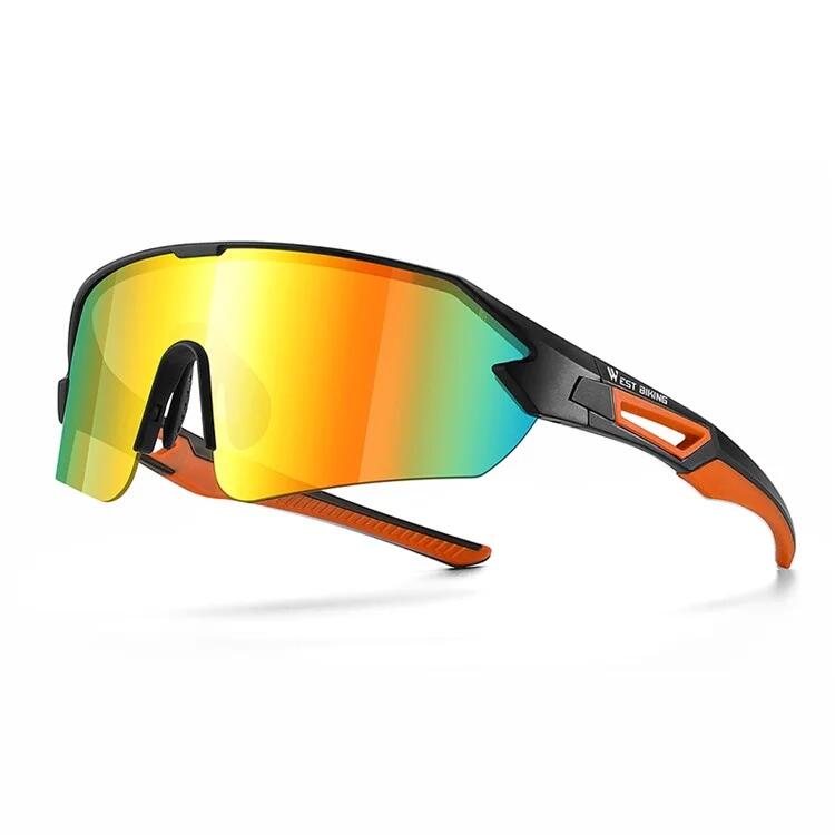 WEST BIKING Occhiali da sole sportivi colorati per ciclismo