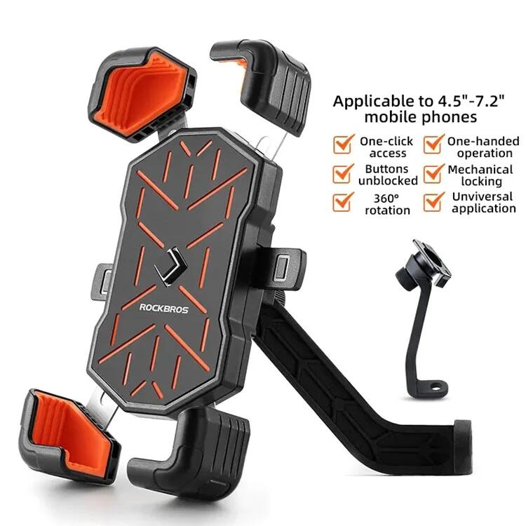 Rockbros Soporte para teléfono para bicicleta (4,5 a 7,2 ) 2/7