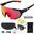Lunettes de soleil de sport polarisées UV400 avec verres HD