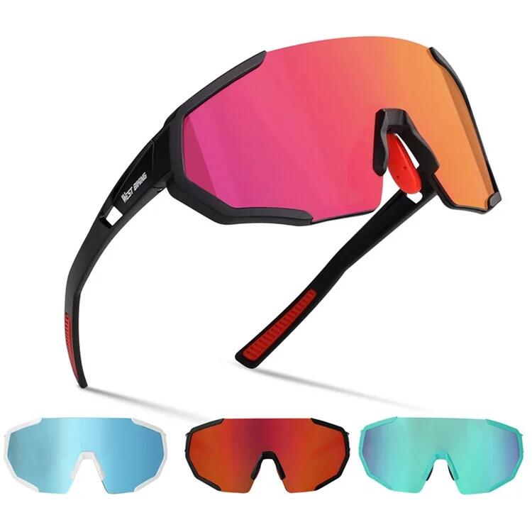 Lunettes de soleil de sport polarisées UV400 avec verres HD