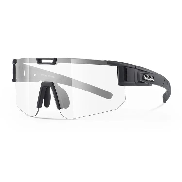 West Biking - Lunettes De Soleil De Sport Photochromiques Anti-vent - Lunettes De Soleil - Noir - No Size - Decathlon