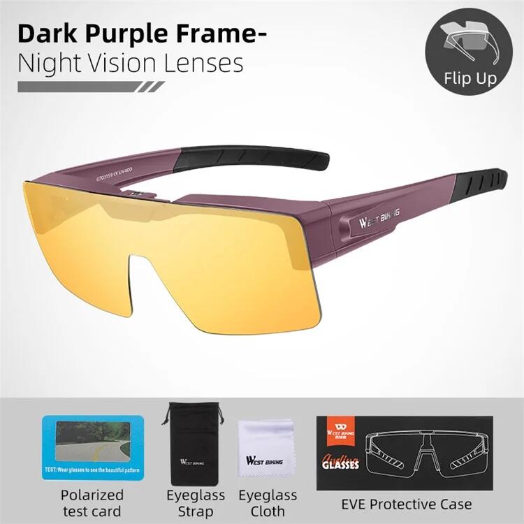 Gafas de sol deportivas polarizadas con protección contra el viento 2/7