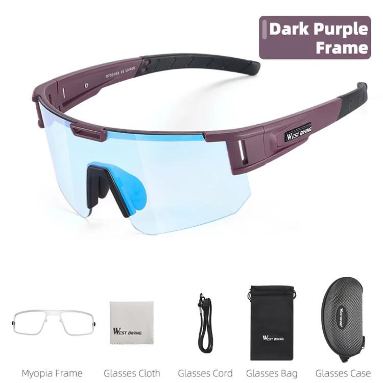 Lunettes de soleil de sport photochromiques UV400 7/7