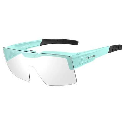 Occhiali da ciclismo fotocromatici trasparenti