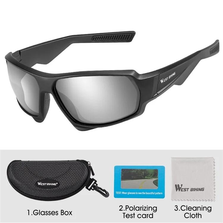 Lunettes de soleil de vélo polarisées anti-UV et anti-vent 4/4