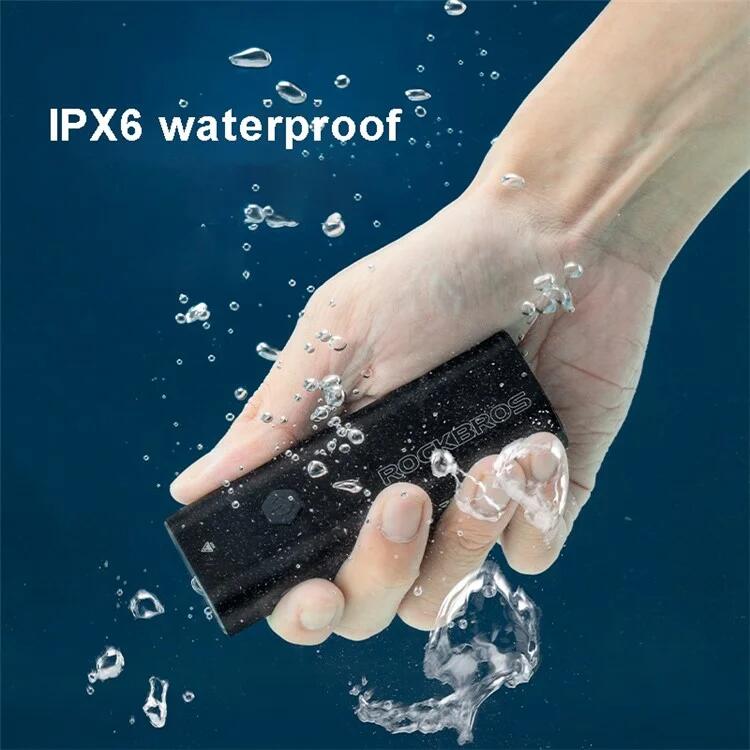 Voorlicht van fiets oplaadbaar via USB Waterdicht IPX6 5/7