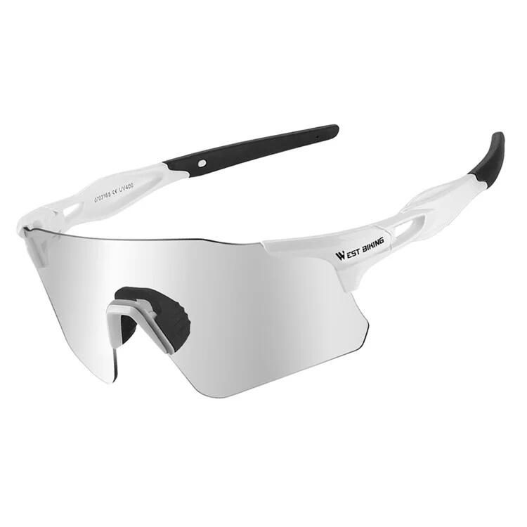 WEST BIKING Gafas de sol deportivas fotocromáticas antivaho y antiviento