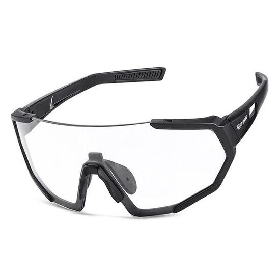 Occhiali da sole sportivi fotocromatici con protezione UV e antivento