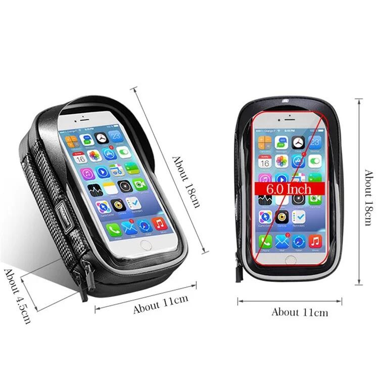 Étui étanche pour téléphone Rockbros 6 pouces avec écran tactile, 2/7