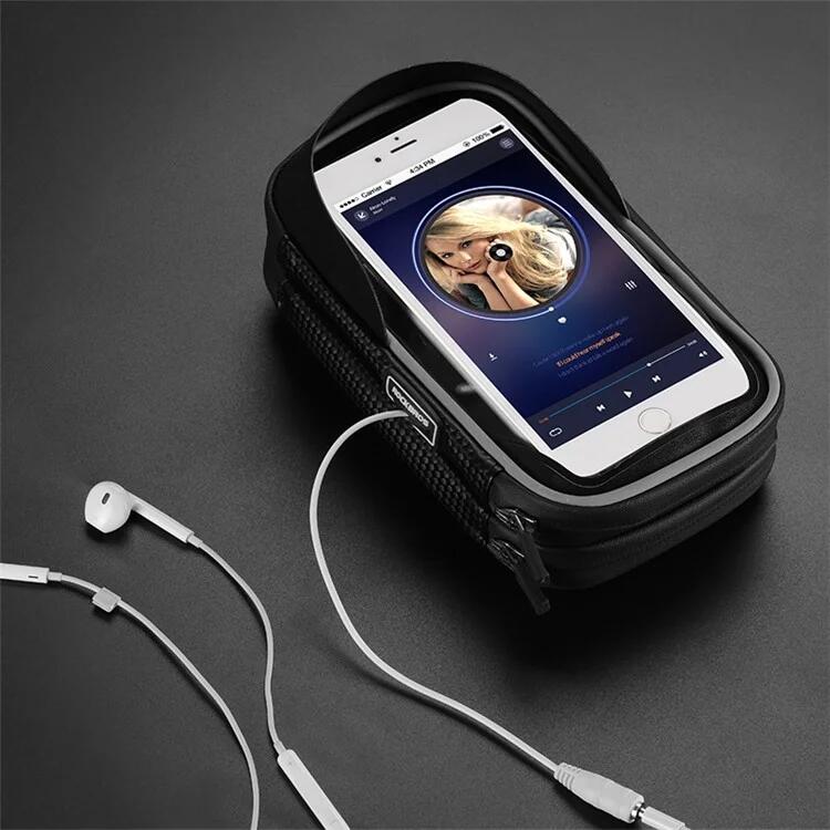 Étui étanche pour téléphone Rockbros 6 pouces avec écran tactile, 4/7