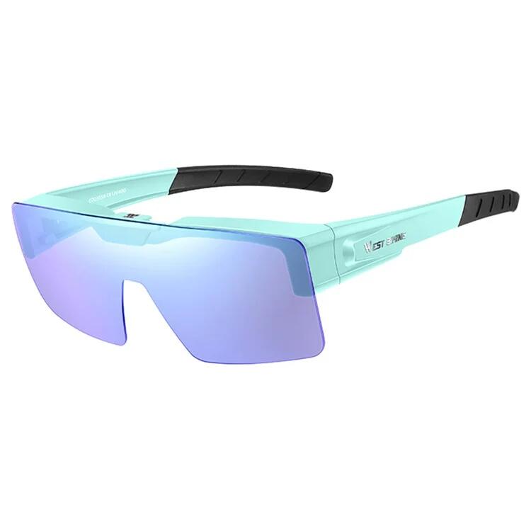 West Biking - Lunettes De Soleil Photochromiques Avec Verres Interchangeables - Lunettes De Soleil - Bleu - No Size - Decathlon