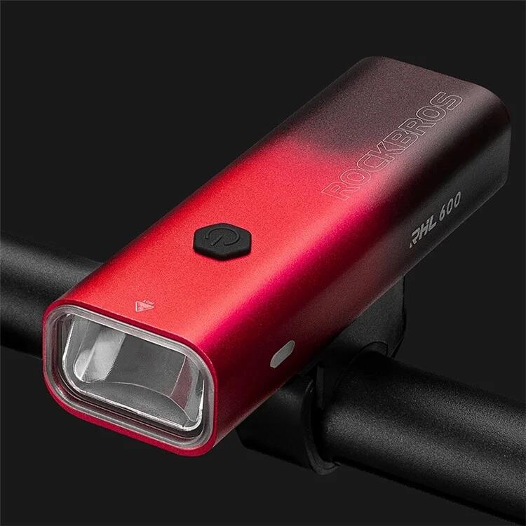 Farol dianteiro de bicicleta USB recarregável, à prova d'água IPX6 2/3