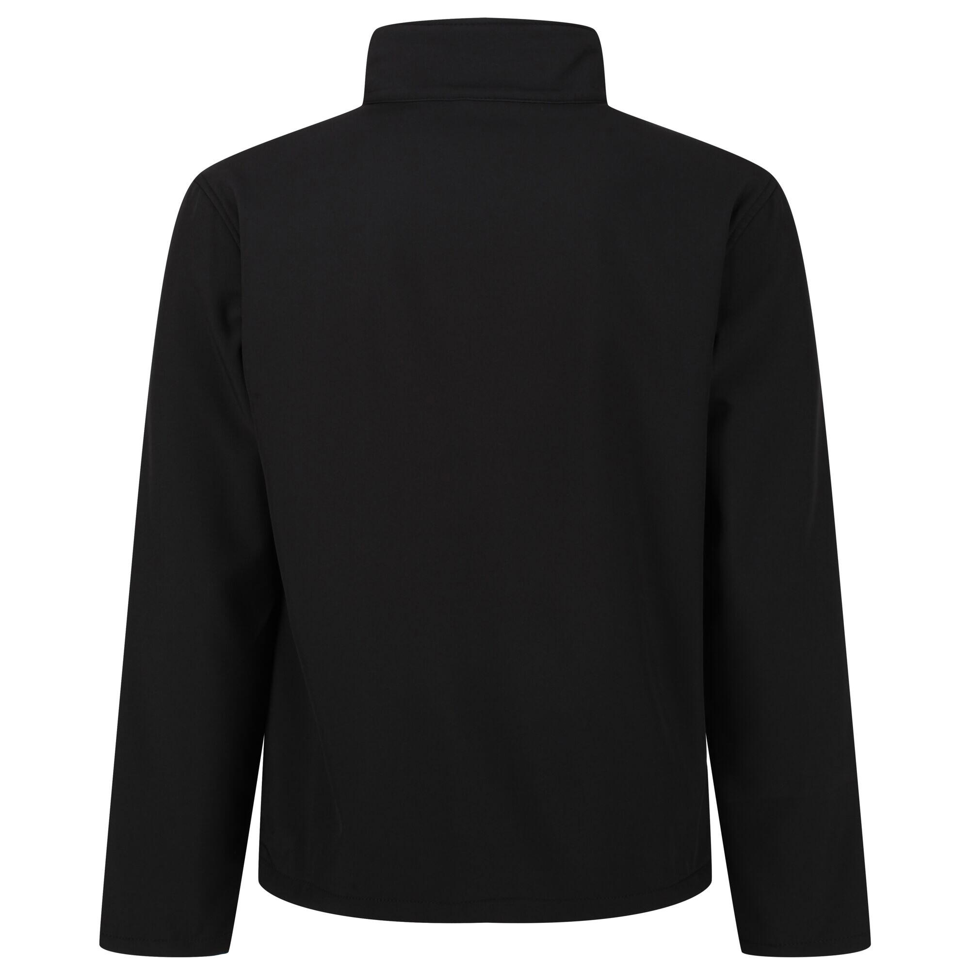 Mens Reid Water Repellent Softshell Jacket (Black) 2/3