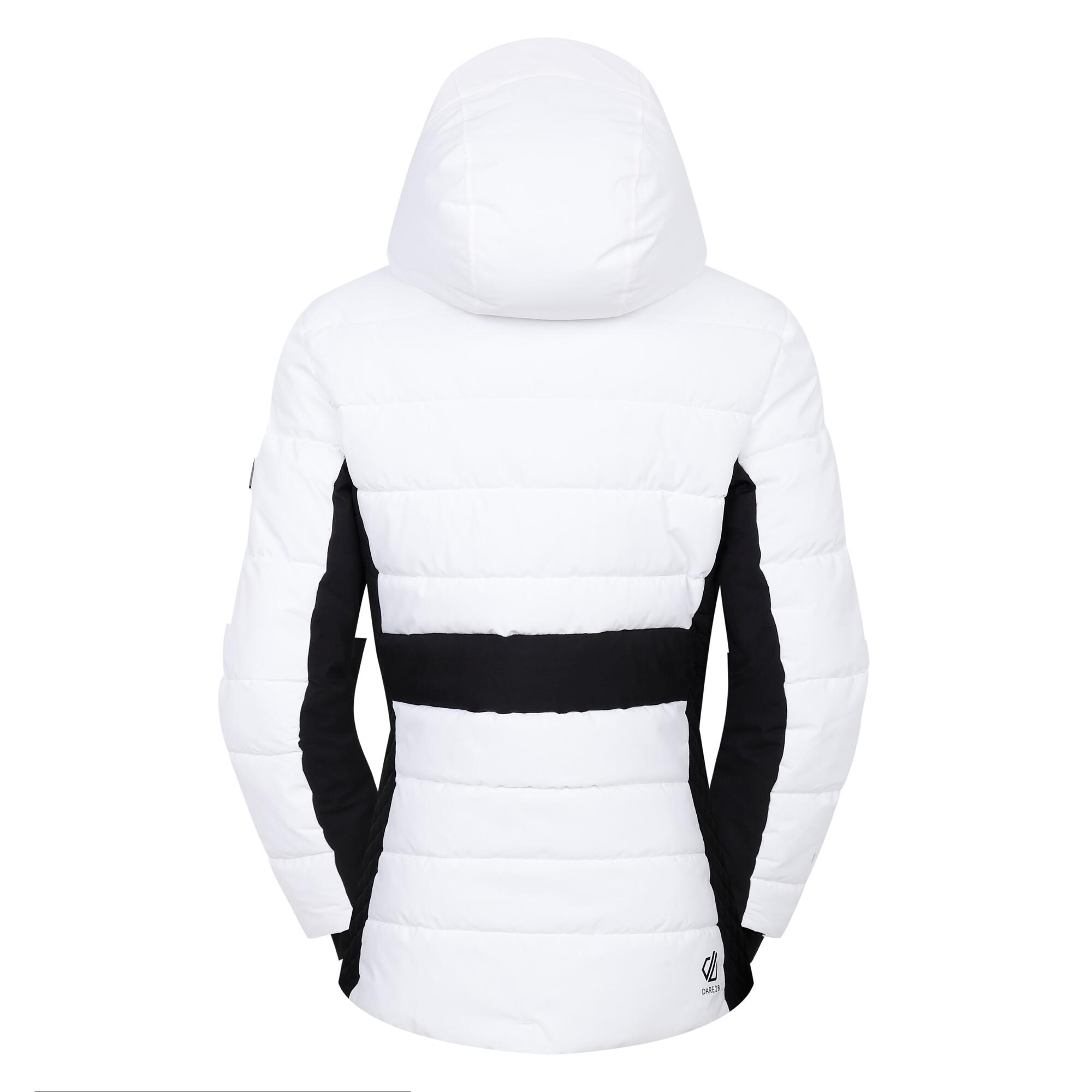Blouson De Ski GLACIAL Femme (Blanc / Noir) 2/5
