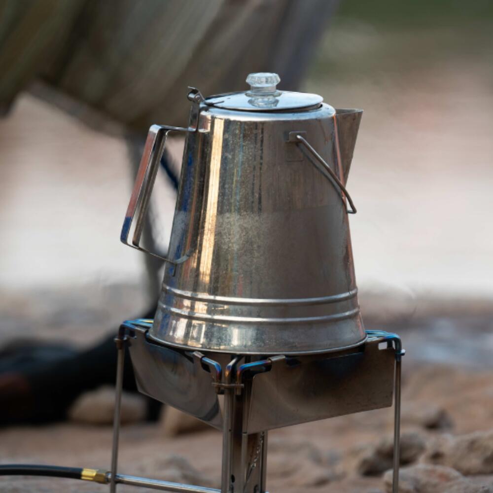 GSI outdoors Stainless 14cups Percolator - Roestvrij Staal 3/3