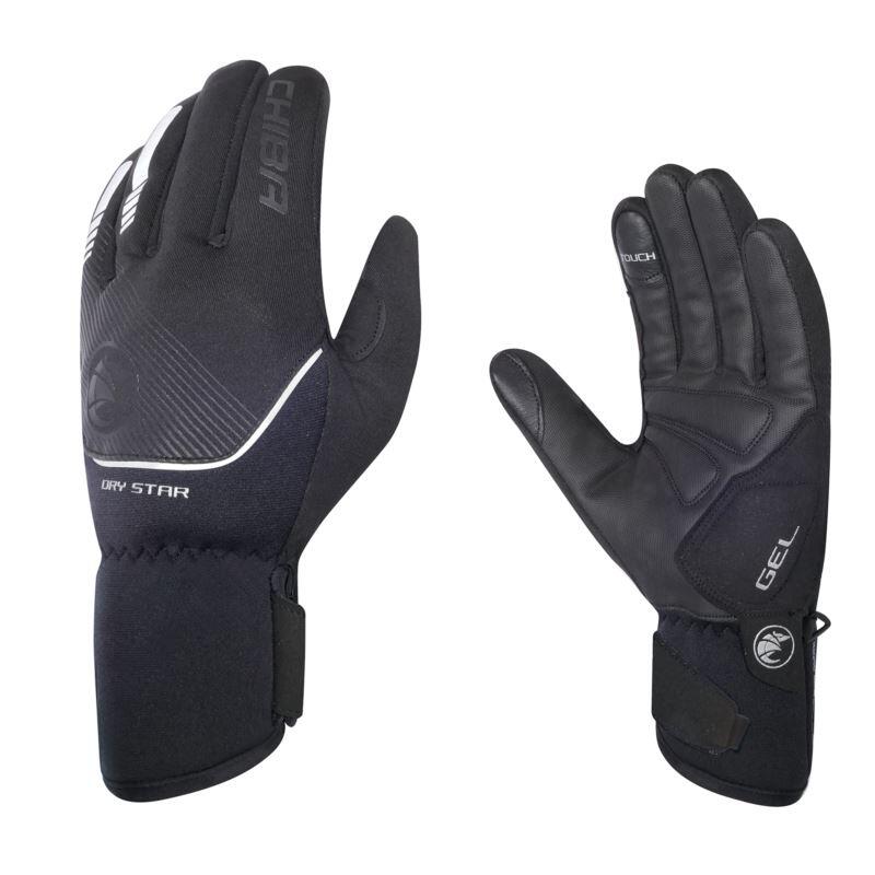 Rękawiczki sportowe unisex Chiba Dry Star z nieprzemakalną membraną 1/4