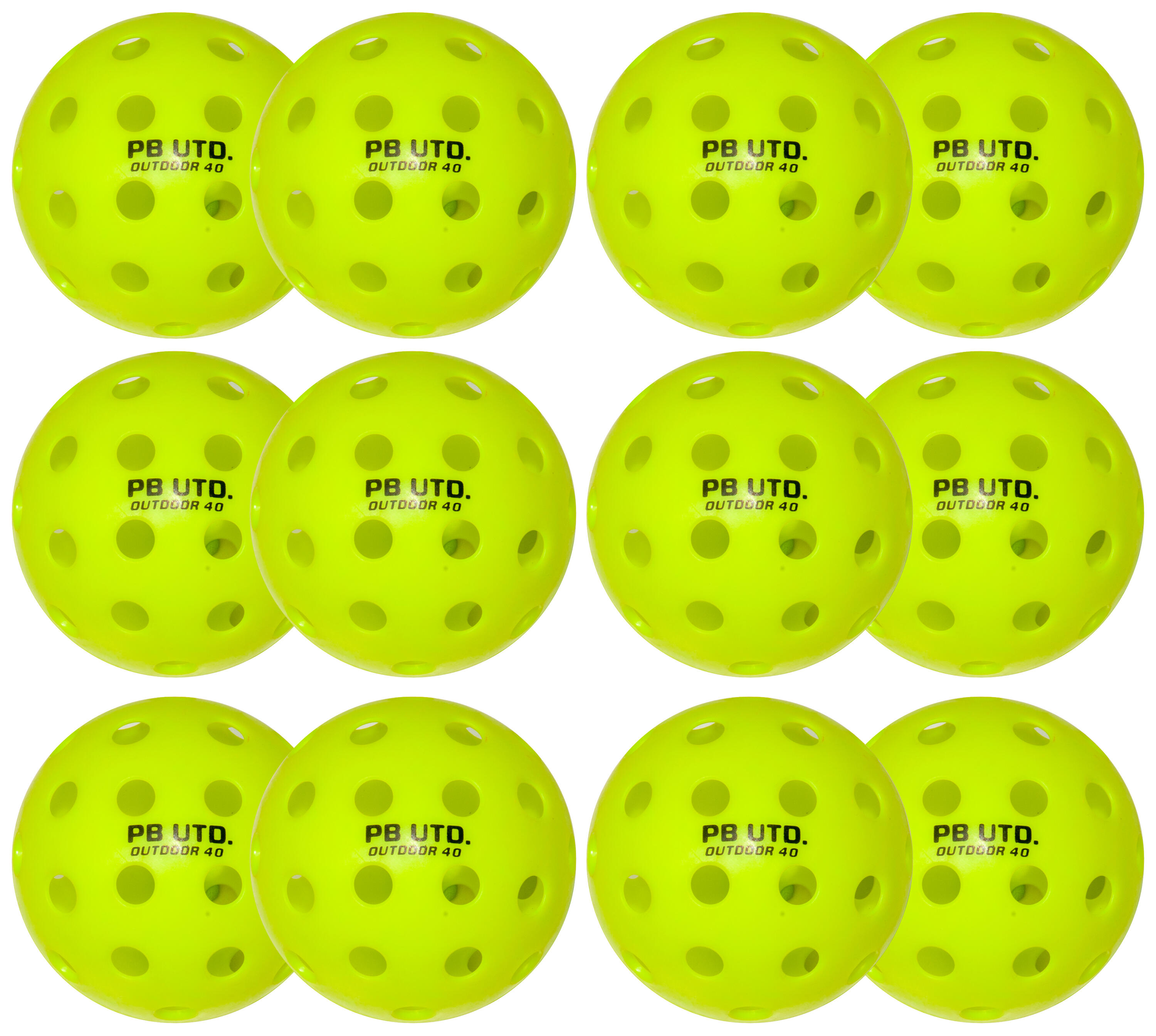 Pickleball United Freedom Ball - Outdoor - 1 dozen 2/2
