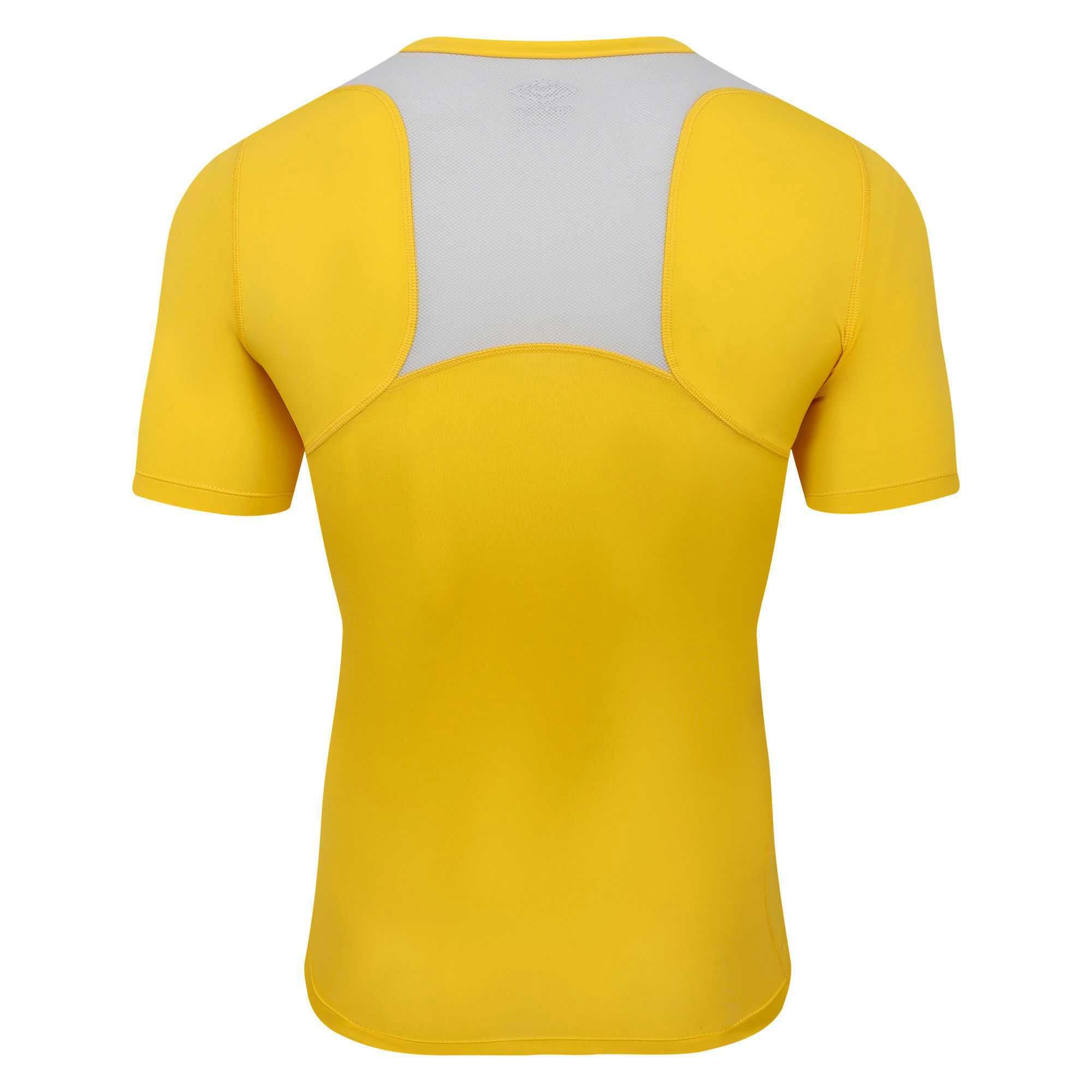Unisex Adult Elite V Neck Base Layer Top (Yellow) 2/2