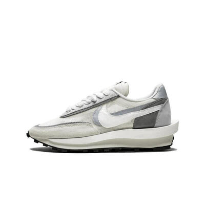 Schoenen sacai ld waffle white grey